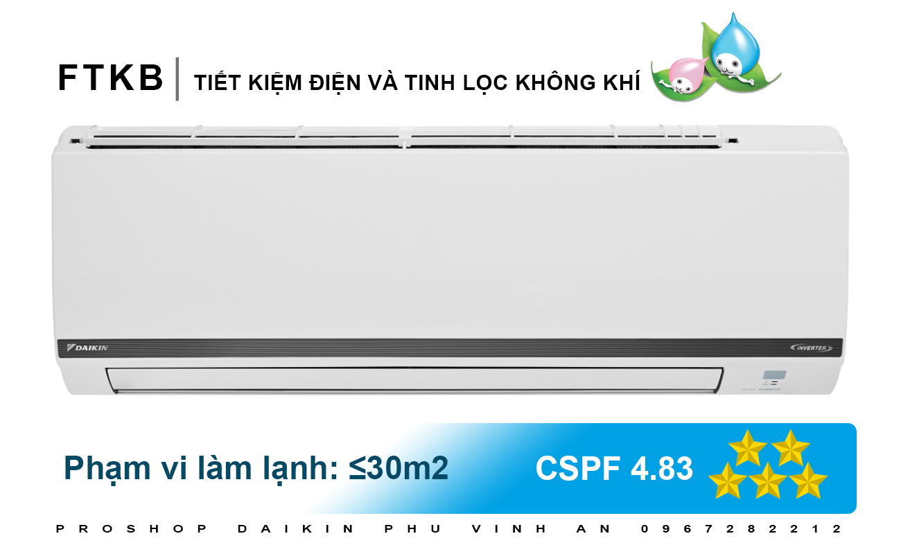 Điều Hòa Daikin Inverter FTKB50WAVMV - 2HP
